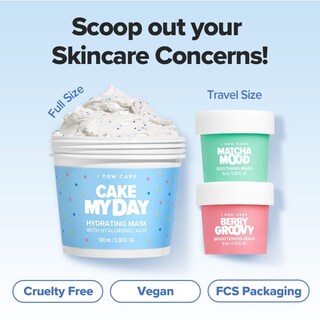 Foto 6 | Foto 6 | Set De Mascarillas Faciales I Dew Care Scoop Party Con Ácido Hialurónico - Venta Internacional.