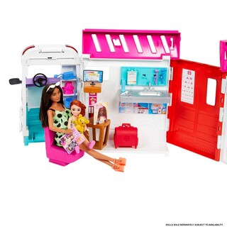 Foto 4 | Foto 4 | Barbie De Juguete Que Transforma La Ambulancia Y La Clínica Con Luces Hkt79 - Venta Internacional.