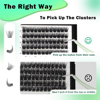 Foto 7 | Foto 7 | Racimos De Pestañas Postizas Bodermincer 120 Racimos De 10 Mm+12 Mm - Venta Internacional.