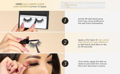 Foto 5 | Foto 5 | Pestañas Postizas Lilly Lashes 3d Miami Flare  Tira De Visón Sintético - Venta Internacional.
