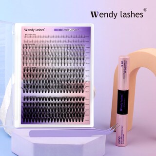 Foto 7 | Foto 7 | Kit De Racimos De Pestañas Con Pestañas Inferiores 20/30d 3d Curl Wendy Lashes - Venta Internacional.