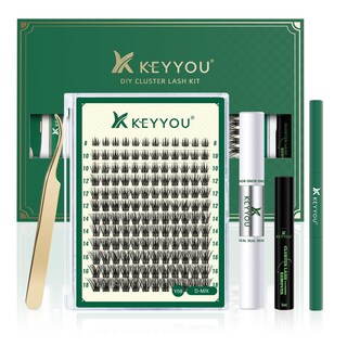 Foto 1 | Foto 1 | Kit De Extensión De Pestañas Diy Keyyou  144 Piezas  Kit Lash Clusters Y08 - Venta Internacional.