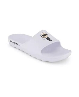Foto 1 | Foto 1 | Chancla Karl Lagerfeld Paris Sandalia Blanco Print Diseñador Moda Comodo Hombre Original