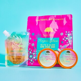 Foto 2 | Foto 2 | Kit De Viaje Tree Hut Glitz & Glow Tropic Glow Set De Regalo - Venta Internacional.