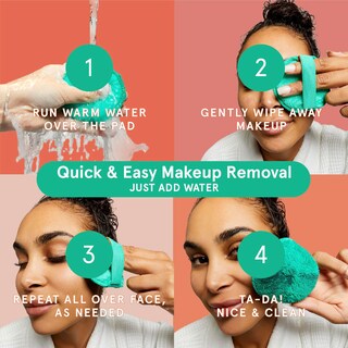 Foto 4 | Foto 4 | Almohadillas Faciales Cleanlogic Para Baño Y Cuerpo 9 Unidades - Venta Internacional.