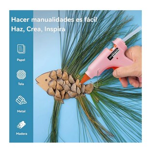 Foto 5 | Foto 5 | Pistola De Silicon Caliente Eléctrica De 20w Con 30 Barras Rsa