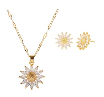 Foto 1 | Foto 1 | Conjunto De Joyería Xtellar Girasol - Collar Y Aretes Virtuosos