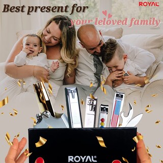 Foto 4 | Foto 4 | Set De Recortador De Vello Nasal Royal Golden Birdie  5 Unidades Con Cortaúñas - Venta Internacional.