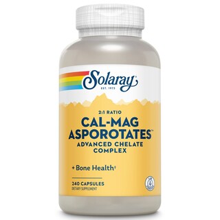 Foto 1 | Foto 1 | Suplemento Solaray De Asporotato De Calcio Y Magnesio 240 Cápsulas
