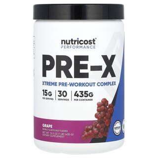 Foto 1 | Foto 1 | Suplemento Nutricost Performance Pre-x Xtreme Pre-workout 200 G - Venta Internacional.