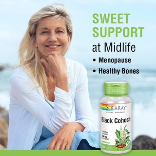 Foto 3 | Foto 3 | Suplemento Solaray Black Cohosh 540 Mg Para Mujeres Menopausia 100 Cápsulas Vegetarianas