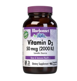 Foto 1 | Foto 1 | Suplemento Bluebonnet De Vitamina D3 De 2000 Ui En Cápsulas Vegetales