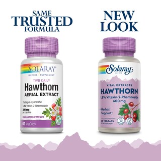 Foto 2 | Foto 2 | Suplemento Solaray Hawthorn Dos Veces Al Día  600 Mg  60 Tabletas