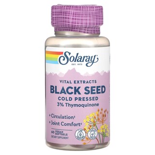 Foto 1 | Foto 1 | Suplemento Solaray Vital Extracts Black Seed 60 Cápsulas Blandas