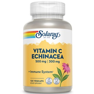 Foto 1 | Foto 1 | Suplemento Solaray De Vitamina C Y Raíz De Equinácea 120 Cápsulas Vegetales