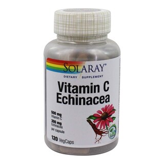 Foto 2 | Foto 2 | Suplemento Solaray De Vitamina C Y Raíz De Equinácea 120 Cápsulas Vegetales