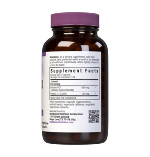 Foto 3 | Foto 3 | Suplemento Bluebonnet Betaine Hci Plus Pepsina 180 Cápsulas