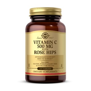 Foto 1 | Foto 1 | Suplemento Solgar De Vitamina C 500 Mg Con Rosa Mosqueta 100 Comprimidos
