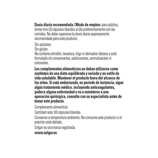 Foto 2 | Foto 2 | Suplemento Solgar Omega 3-6-9 1300 Mg 60 Cápsulas Blandas