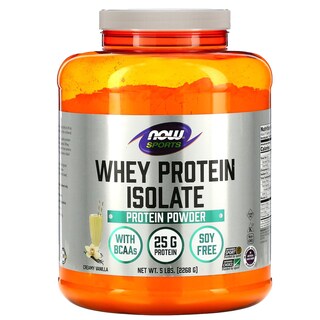 Foto 1 | Foto 1 | Whey Protein Isolate Now Foods Sports Creamy Vainilla 2.268 Kg - Venta Internacional.