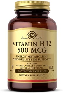 Foto 1 | Foto 1 | Suplemento Solgar De Vitamina B12 500 Mcg 250 Cápsulas Vegetales