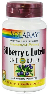 Foto 1 | Foto 1 | Suplemento Solaray De Arándano Y Luteína 30 Cápsulas