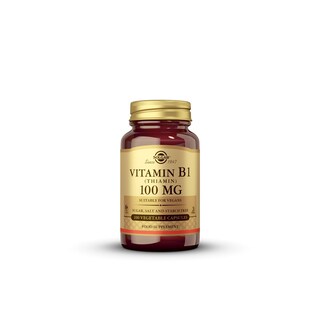 Foto 1 | Foto 1 | Suplemento Solgar De Vitamina B1 (tiamina) 100 Mg 100 Cápsulas