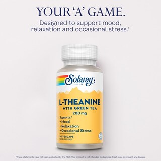 Foto 3 | Foto 3 | Suplemento Solaray L-teanina 200 Mg Con Té Verde 90 Cápsulas Vegetarianas