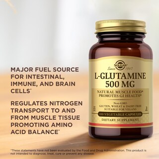 Foto 3 | Foto 3 | Suplemento Solgar L-glutamina 500 Mg 100 Cápsulas
