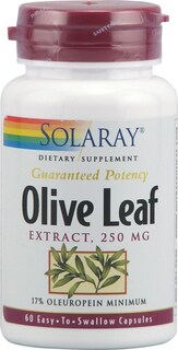 Foto 1 | Foto 1 | Suplemento De Extracto De Hoja De Olivo Solaray 250 Mg 60 Cápsulas