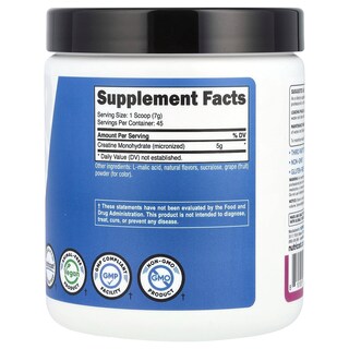 Foto 2 | Foto 2 | Suplemento Nutricost Performance Creatina Monohidrato 300 G - Venta Internacional.