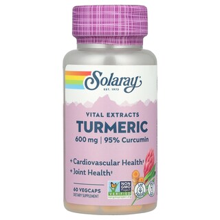 Foto 1 | Foto 1 | Suplemento Solaray Vital Extracts De Cúrcuma  600 Mg  60 Cápsulas Vegetales