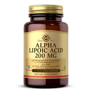 Foto 1 | Foto 1 | Suplemento De Ácido Alfa Lipoico Solgar 200 Mg 50 Cápsulas