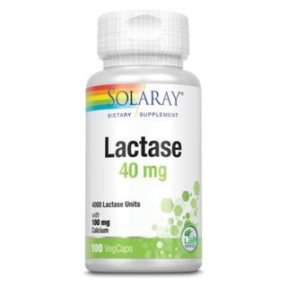 Foto 1 | Foto 1 | Cápsulas De Lactasa Solaray 40 Mg  100 Unidades