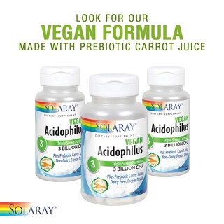 Foto 2 | Foto 2 | Suplemento Probiótico Solaray Acidophilus De 3 Cepas 50 Cápsulas Vegetales