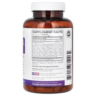 Foto 2 | Foto 2 | Supplement Healths Harmony Intestinal Cleanse 120 Cápsulas - Venta Internacional.