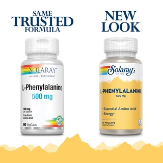 Foto 2 | Foto 2 | Suplemento Solaray L-fenilalanina 500 Mg 60 Cápsulas Vegetarianas