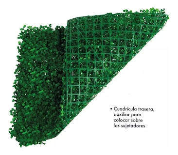 Foto 4 | Foto 4 | 6 Césped Artificial Decoración Malla Verde Pared Sintético