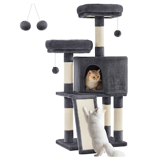 Foto 1 | Foto 1 | Árbol De Gatos Torre Para Gatos 115 Cm Gris Ahumado