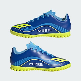 Foto 8 | Foto 8 | Tacos Para Césped Artificial F50 Messi Club Para Niños Adidas Azul Niños
