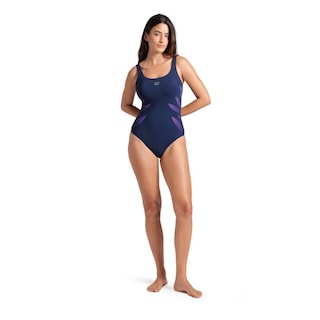 Foto 3 | Foto 3 | Traje De Baño Arena Milena Wing Back Copa B Para Mujer Azul Marino