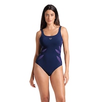 Traje De Baño Arena Milena Wing Back Copa B Para Mujer Azul Marino