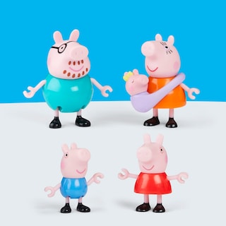 Foto 6 | Foto 6 | Paquete Familiar De Juguetes Peppa Pig Pep Peppas Con Sets De Juego Y Vehículos - Venta Internacional.