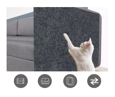 Foto 2 | Foto 2 | ''protector Antirrasguños De Gato Muebles Torre Arbol 100 Cm Gris Oscuro ''