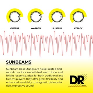 Foto 4 | Foto 4 | Cuerdas Para Bajo Dr Strings Sunbeam Niqueladas De 5 Cuerdas 45-125 - Venta Internacional.