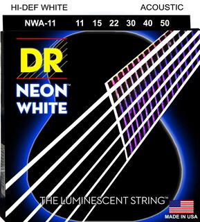 Foto 1 | Foto 1 | Cuerdas Para Guitarra Acústica Dr Strings Hi-def Neon Nwa-11 - Venta Internacional.