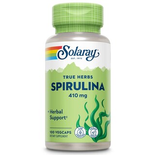 Foto 1 | Foto 1 | Suplemento Solaray: Espirulina 410 Mg Superalimento Para Algas 100 Unidades