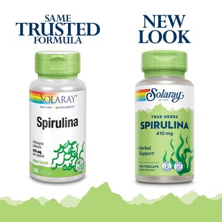 Foto 2 | Foto 2 | Suplemento Solaray: Espirulina 410 Mg Superalimento Para Algas 100 Unidades