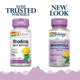 Foto 2 | Foto 2 | Suplemento Solaray: Extracto De Raíz De Rodiola 100 Mg 30 Unidades