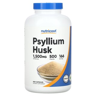 Foto 1 | Foto 1 | Suplemento Nutricost Psyllium Husk 500 Mg 500 Cápsulas - Venta Internacional.